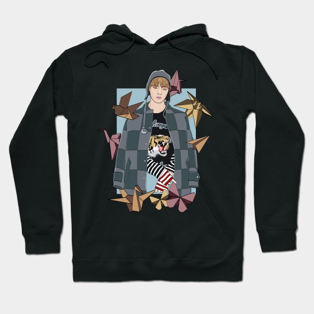 Bts v in hoodie hot sale